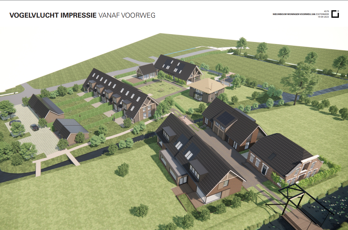 KUBUS-12 duurzame woningen zoetermeer-arial voorweg