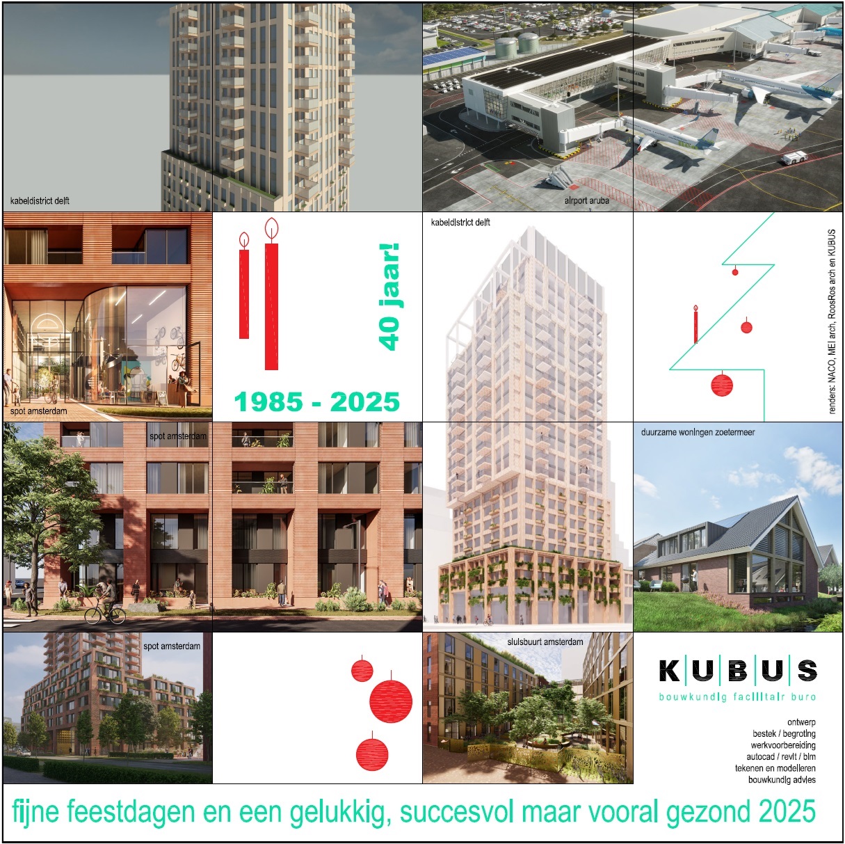 nieuwjaarskaart KUBUS 2024-2025